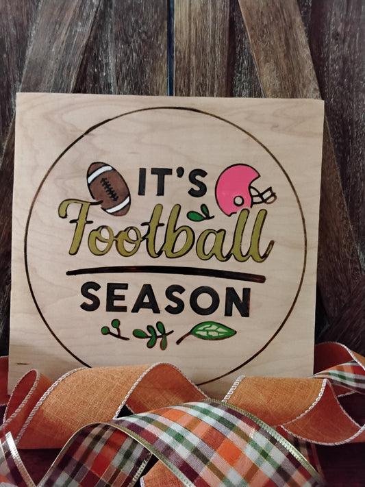 Football season sign