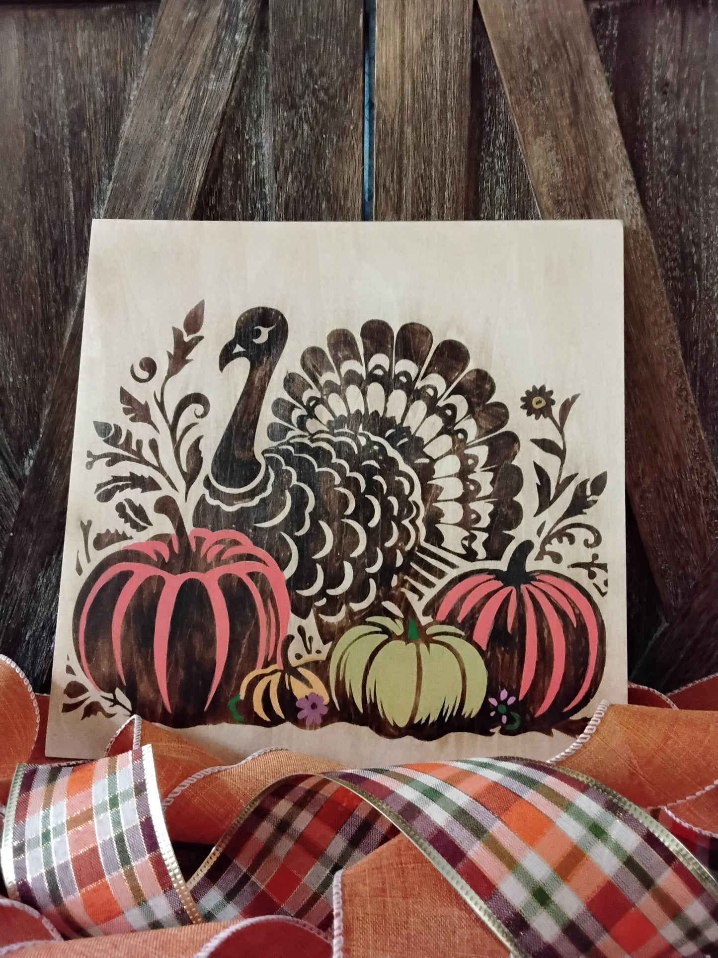 Pumpkins and Turkey